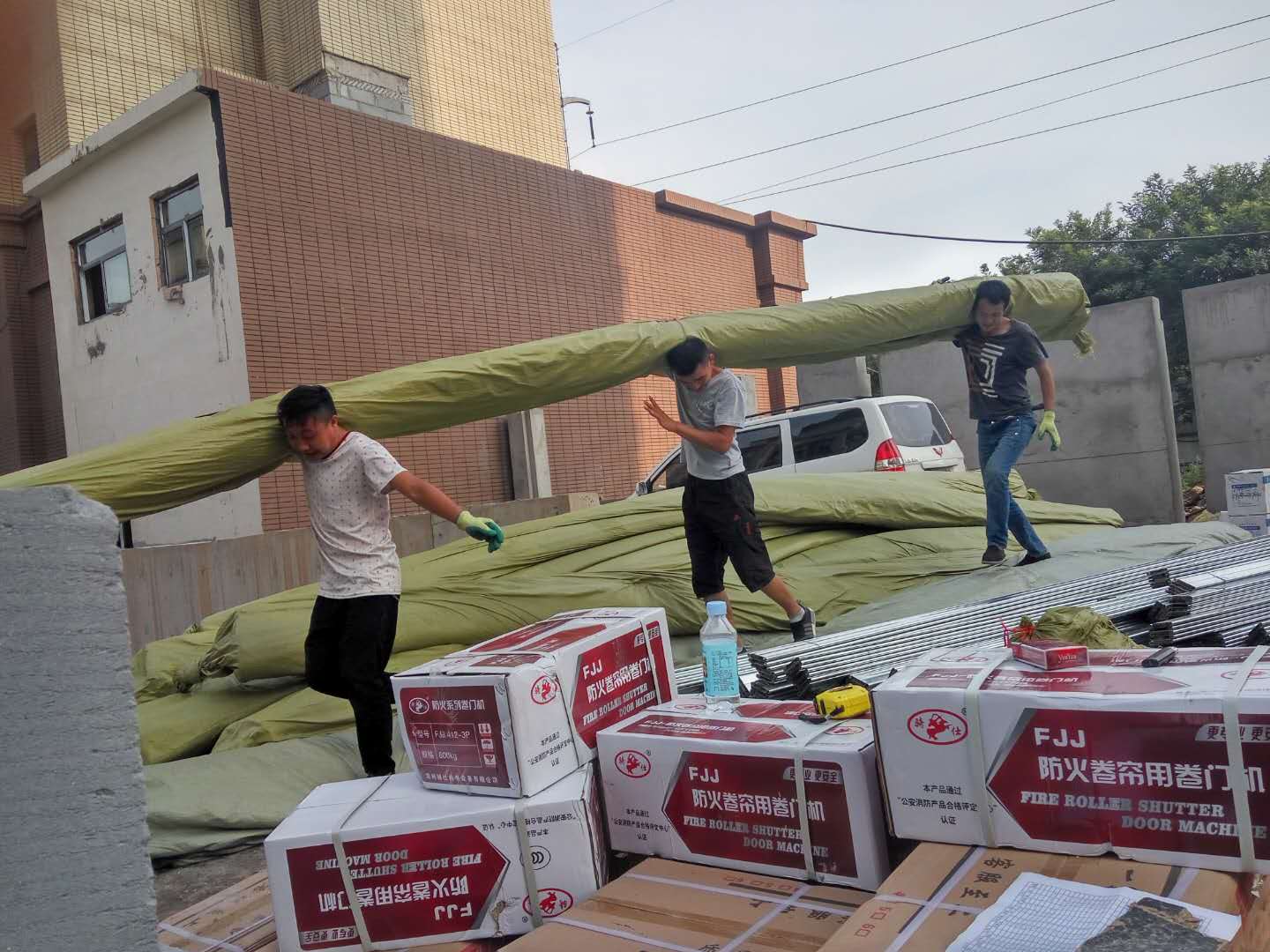 2018年8月8日晉中工地貨已到位